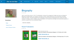 Desktop Screenshot of jitsevandermeer.com