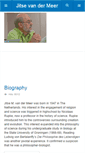 Mobile Screenshot of jitsevandermeer.com