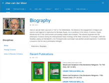 Tablet Screenshot of jitsevandermeer.com